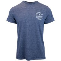 property of utah state champion heathered navy unisex t-shirt